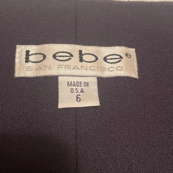 Bebe San Francisco Wool Corset Vest Top Size 6 Made in USA - Picture 11 of 12